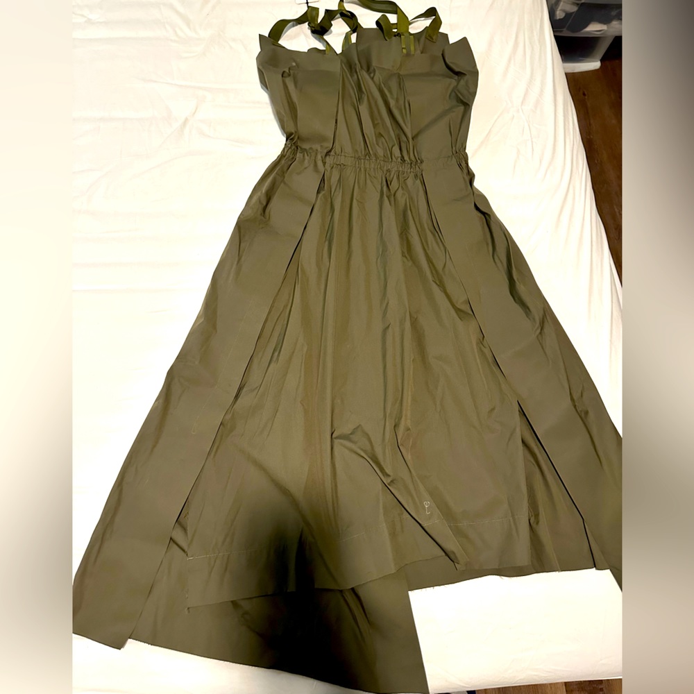 Pleated Flared Midi-Skirt